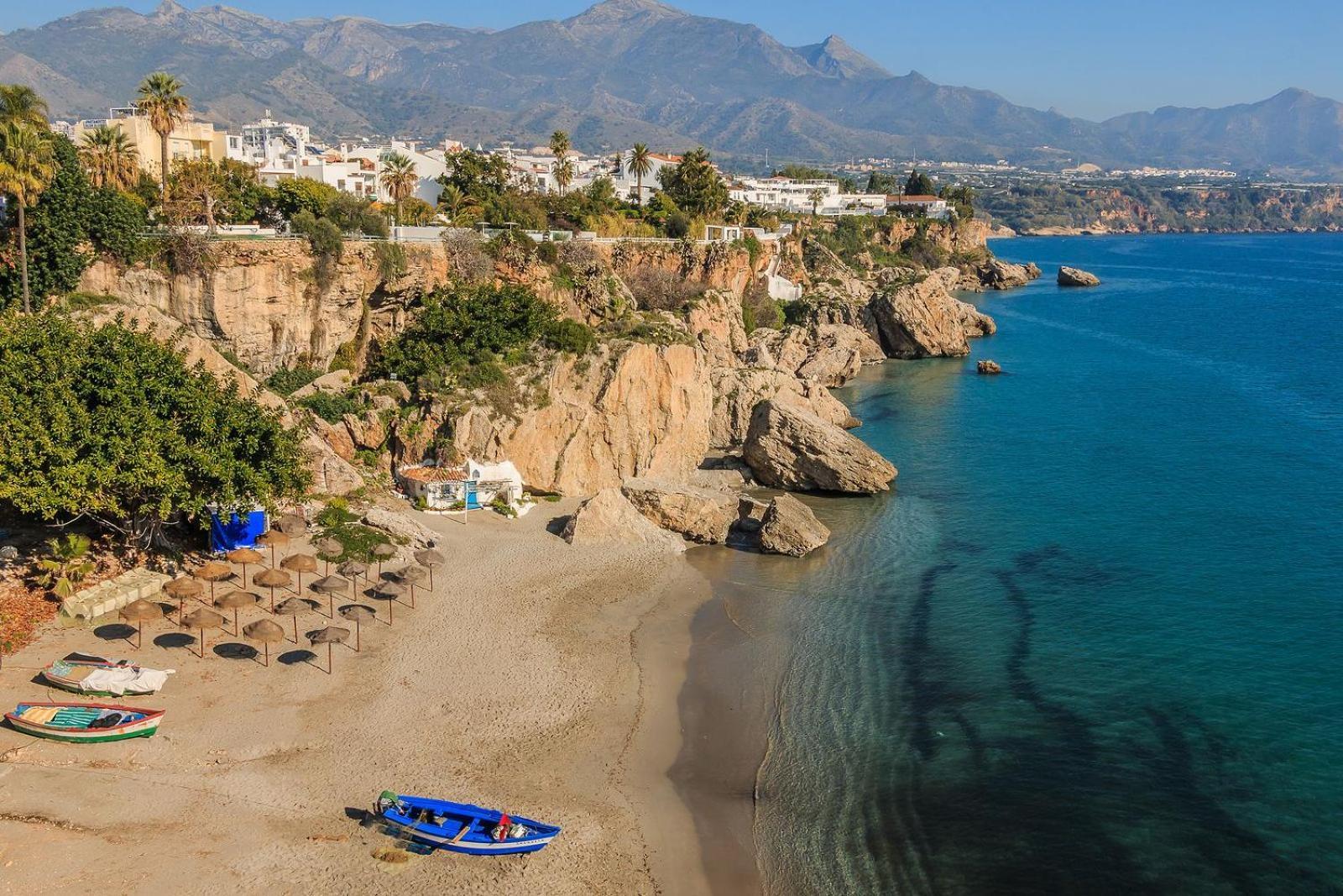 Wonderful Flat With Seaview In Nerja Apartment Exterior foto